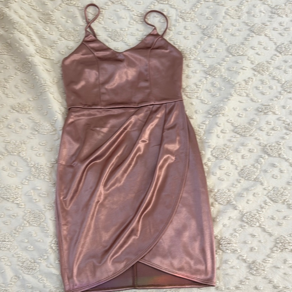 Lulus forever your girl satin dress